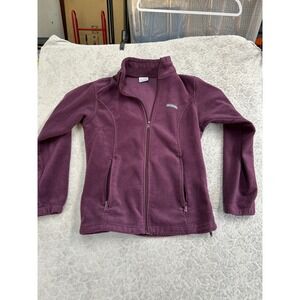 Columbia Benton Springs Full Zip Fleece Jacket Purple XL1322 Womens Large